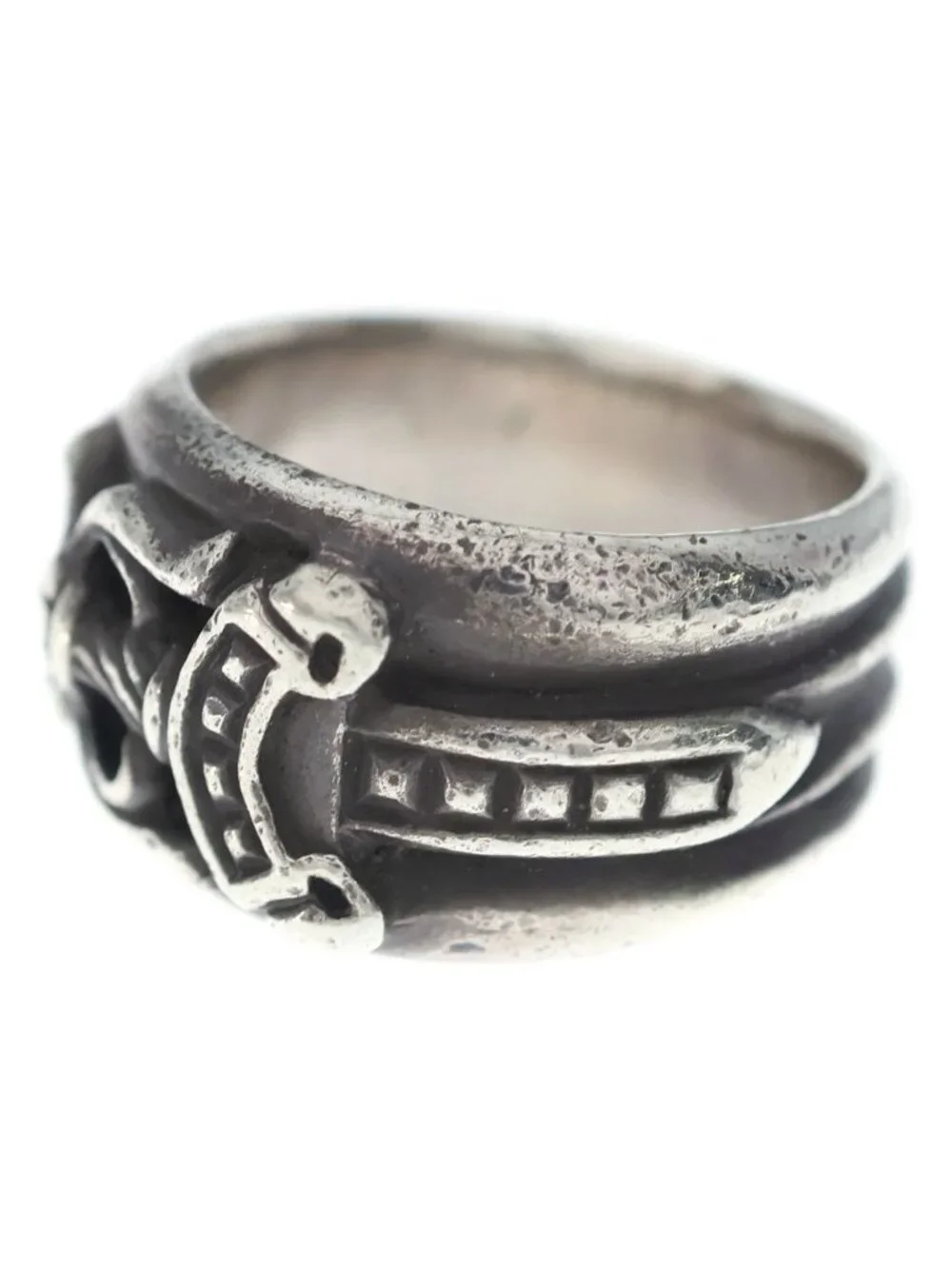 Chrome Hearts Dagger Ring Silver